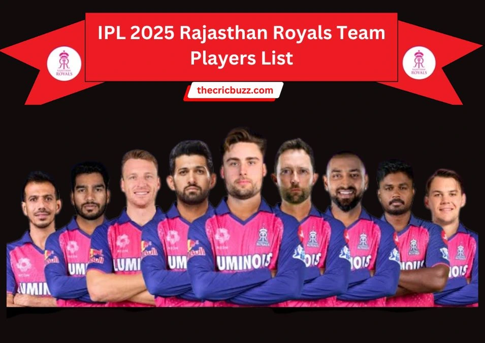 IPL 2025 Rajasthan Royals Team Players List