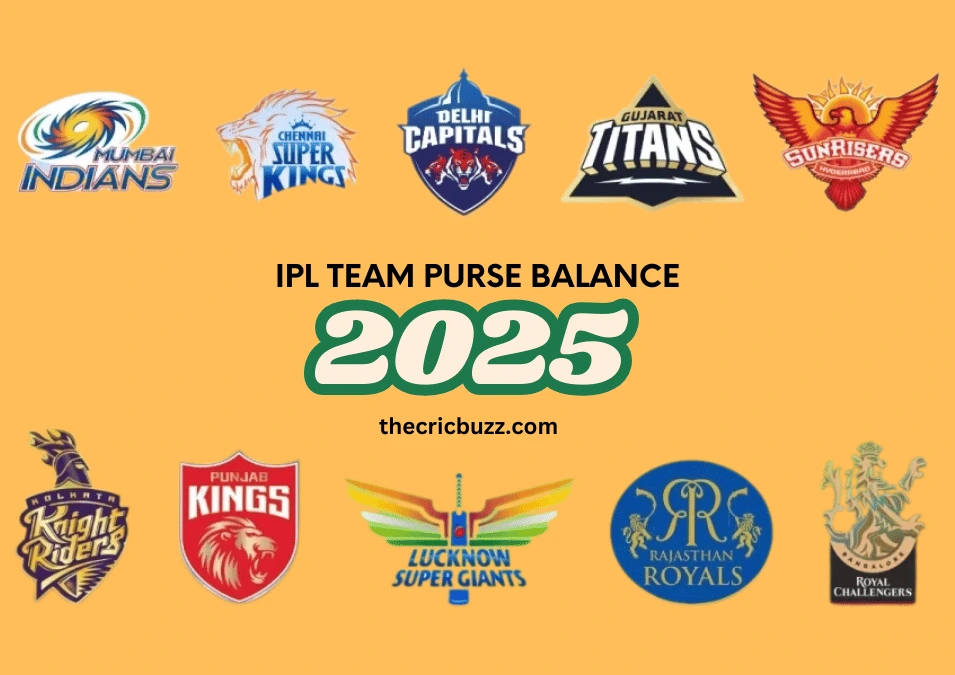 IPL Team Purse Balance 2025: Full Breakdown & Players List