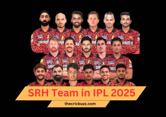 SRH Team in IPL 2025: Full Players List, Retained & Auction Squad